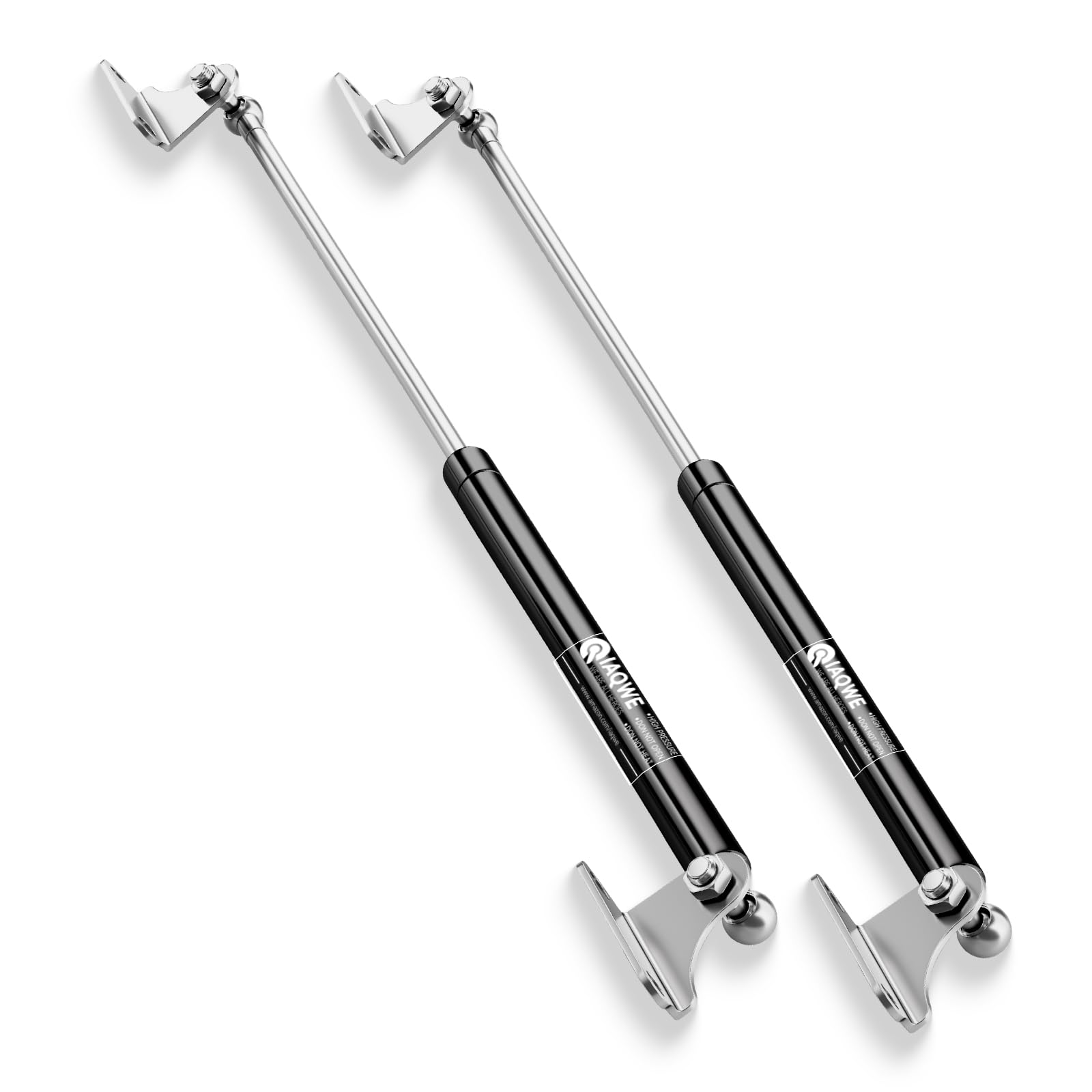 20 Inch 200Lb/889N Gas Struts Spring Shocks With L-Type Mount Brackets For Queen King Rv Bed Murphy Bed Heavy-Duty Tool Box Cabi