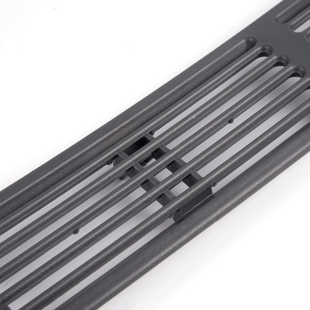 G-PLUS Grey Grille Panel Graphite Defrost Vent Cover Grill Compatible with Chevy Blazer S10/GMC Jimmy Oldsmobile 1998-2004 SUV P
