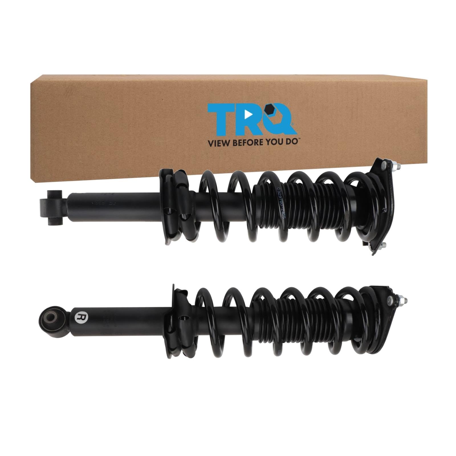 Trq Rear Shock & Spring Strut Assembly Set Compatible With 2019-2021 Subaru Forester
