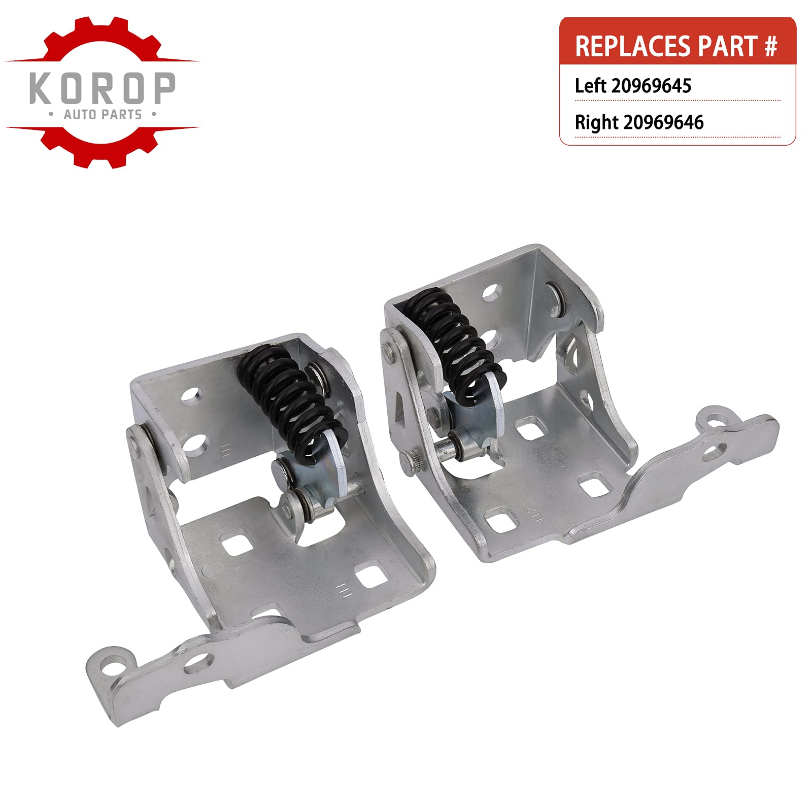 Front Lower Door Hinge (1 Pair) Fits For 2007-2014 Chevy Silverado Suburban Tahoe Avalanche Gmc Sierra Yukon Cadillac Escalade,