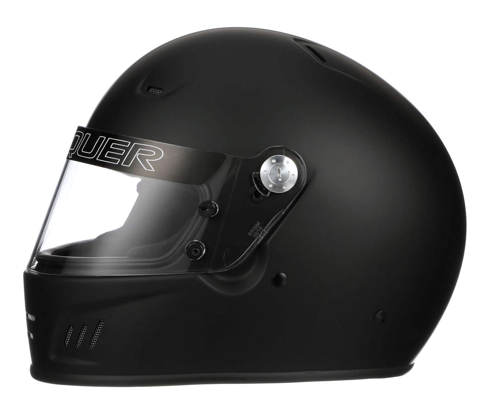 Conquer Snell Sa2020 Approved Full Face Auto Racing Race Car Helmet - Adult | Men | Women | Youth - Black Or White