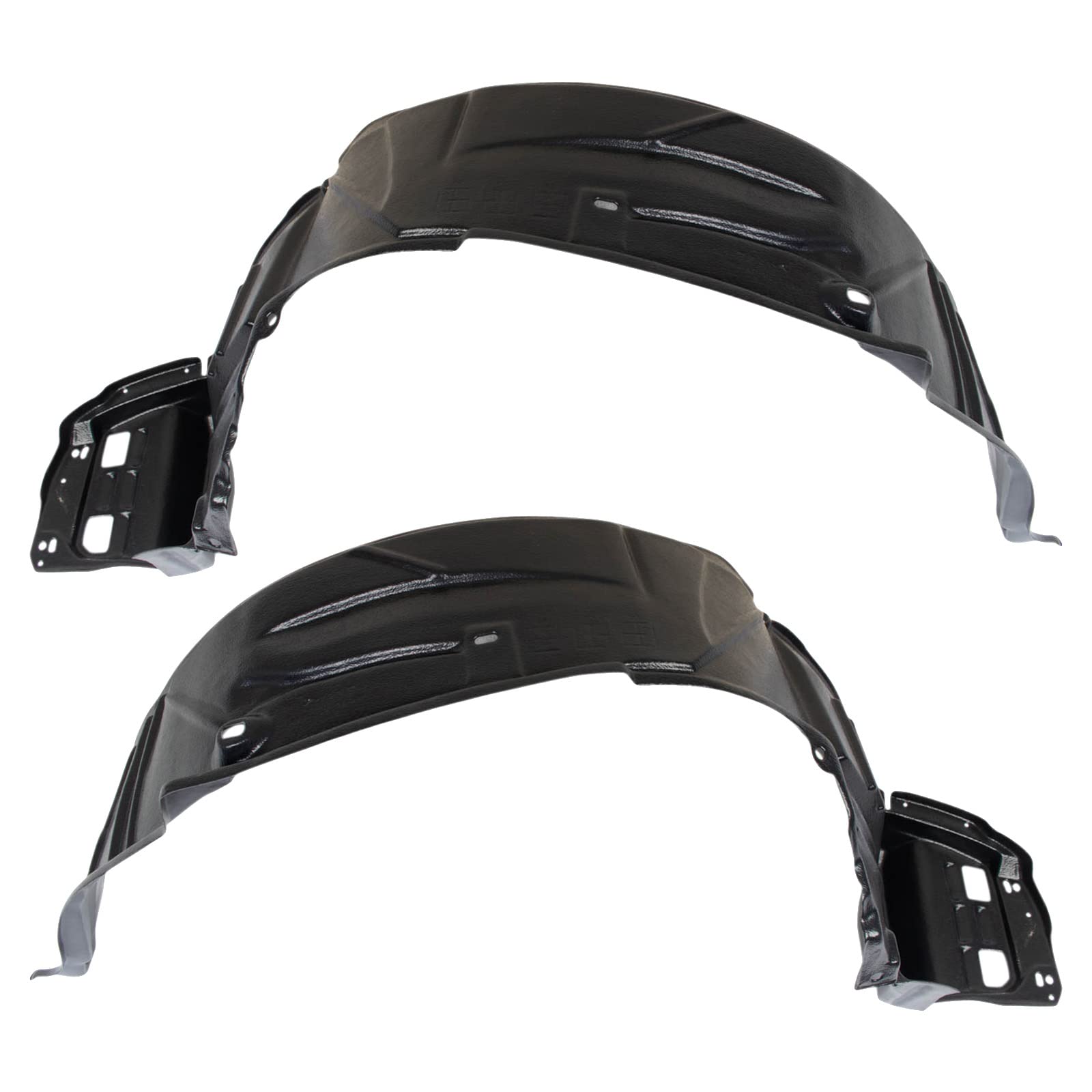 Trq Inner Fender Liner Set Compatible With 2007-2009 Pontiac G5 Gm1250121 Gm1251120