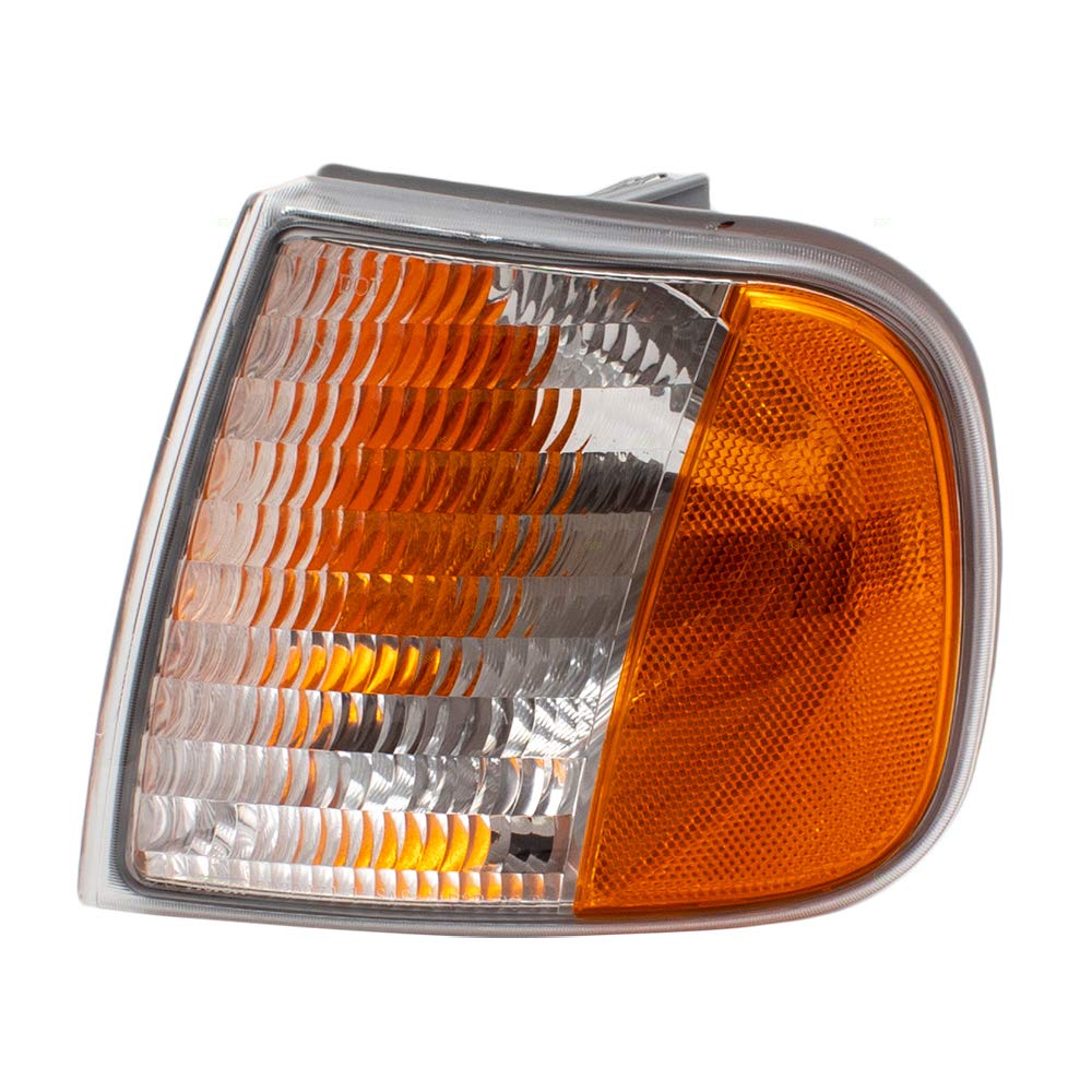 Brock Aftermarket Replacement Driver Left Park/Signal Light Unit Compatible With 1997-2003 Ford F-150