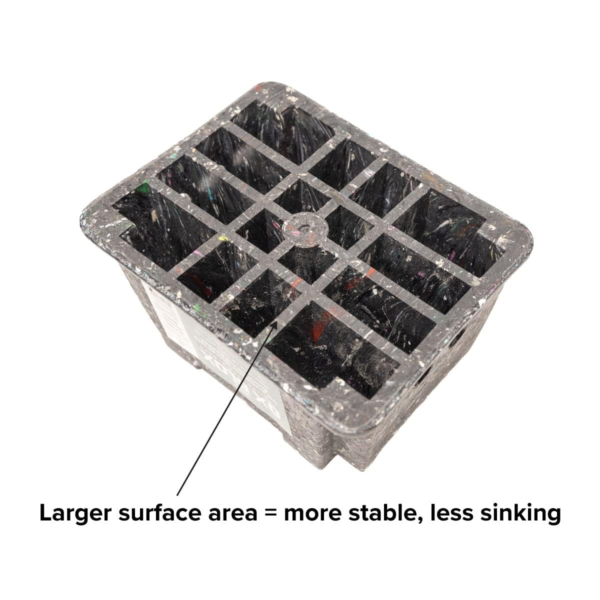 4-Pack Ox Blox Heavy Duty Trailer Jack Block - Made In Usa Rv Leveling Blocks - Supports Up To 10,000 Lbs - Rv Jack Blocks For A