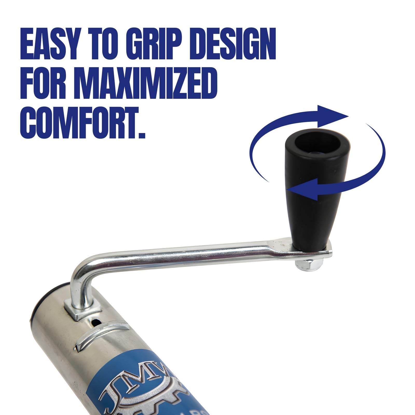 Jeremywell Jack Boat Rv Swing Away Camper Wheel Bolt On 1000 Lbs Trailer Side Swivel