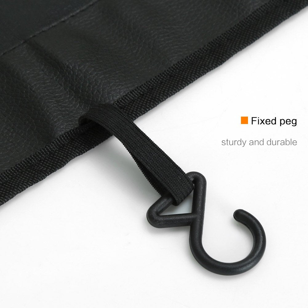 3 Pcs Fender Protectors For Mechanics,Microfiber Leather Car Fender Cover Mats Pads,Mechanic Magnetic Fender Protector Mat With Hooks