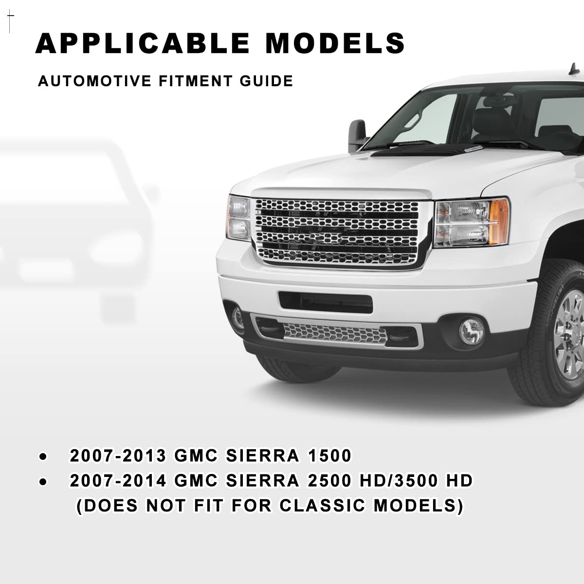 Winjet Compatible With [2007 2008 2009 2010 2011 2012 2013 2014 Gmc Sierra] Driving Fog Lights