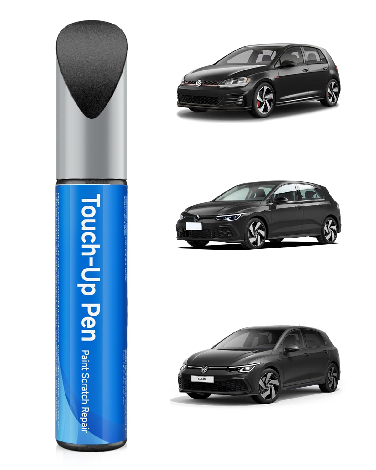 RSACET LA9W/1K Carbon Steel Pearl Touch Up Paint Compatible with Volkswagen Exact Match Touch Up Paint Car Scratch Repair
