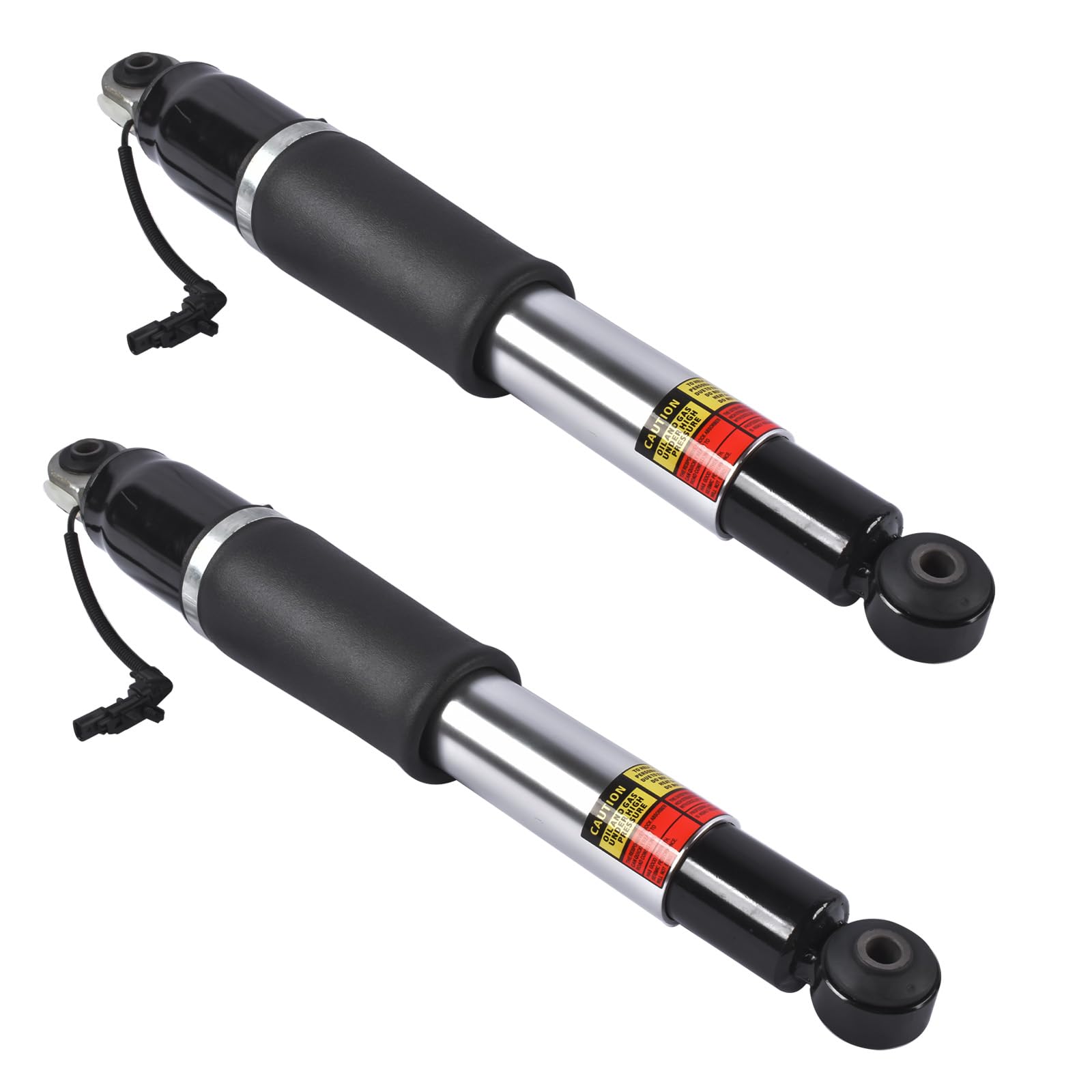 580-1106 84176675 Pair Rear Air Shock Struts Absorbers w/Magnetic Compatible with Cadillac Chevy Suburban 5.3L Tahoe Yukon 6.2L