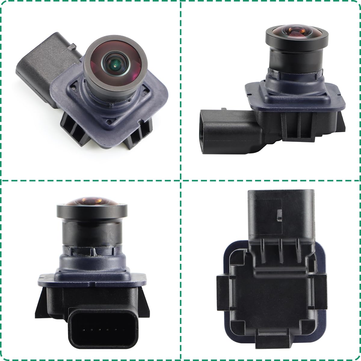 GreenYi ES7Z-19G490-A Rear View Backup Camera for 2013-2016 Ford Fusion, Replaces ES7T-19G490-AA, Black, Small Size