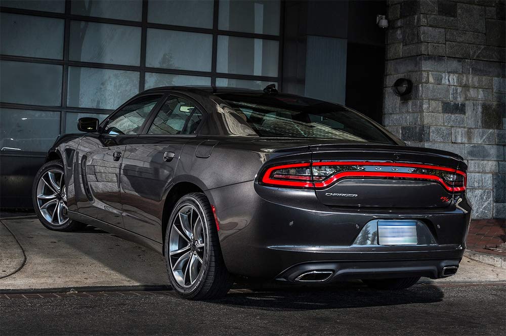 Modifystreet For 11-18 Charger 3Pc Factory Style Flush Mount Rear Trunk Spoiler Wing