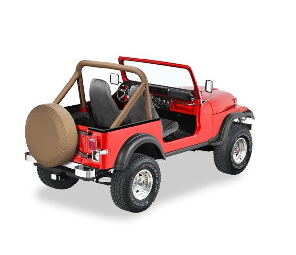Bestop 8000704 Tan Sport Bar Cover For 1980-2016 Cj5, Cj7 & Wrangler