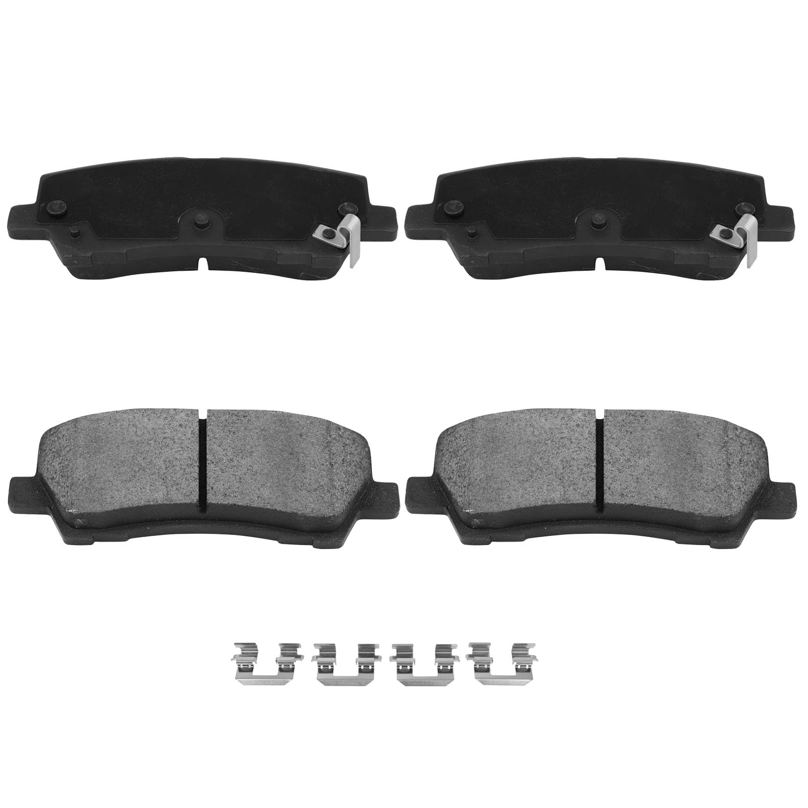Automuto 4Pcs Rear Ceramic Disc Brake Pads Set D1793 For Ford For Mustang 2015-2018