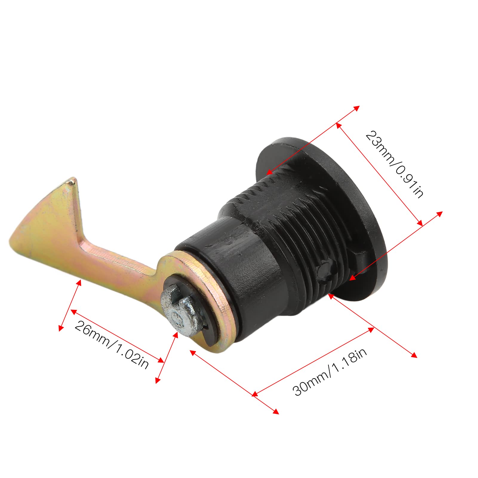 Motorcycle Key Lock Kit Rear Trunk Locks Set Scooter Fitting Tail Lock Aluminum Plastic Universal For Electric Motorcycles Stora