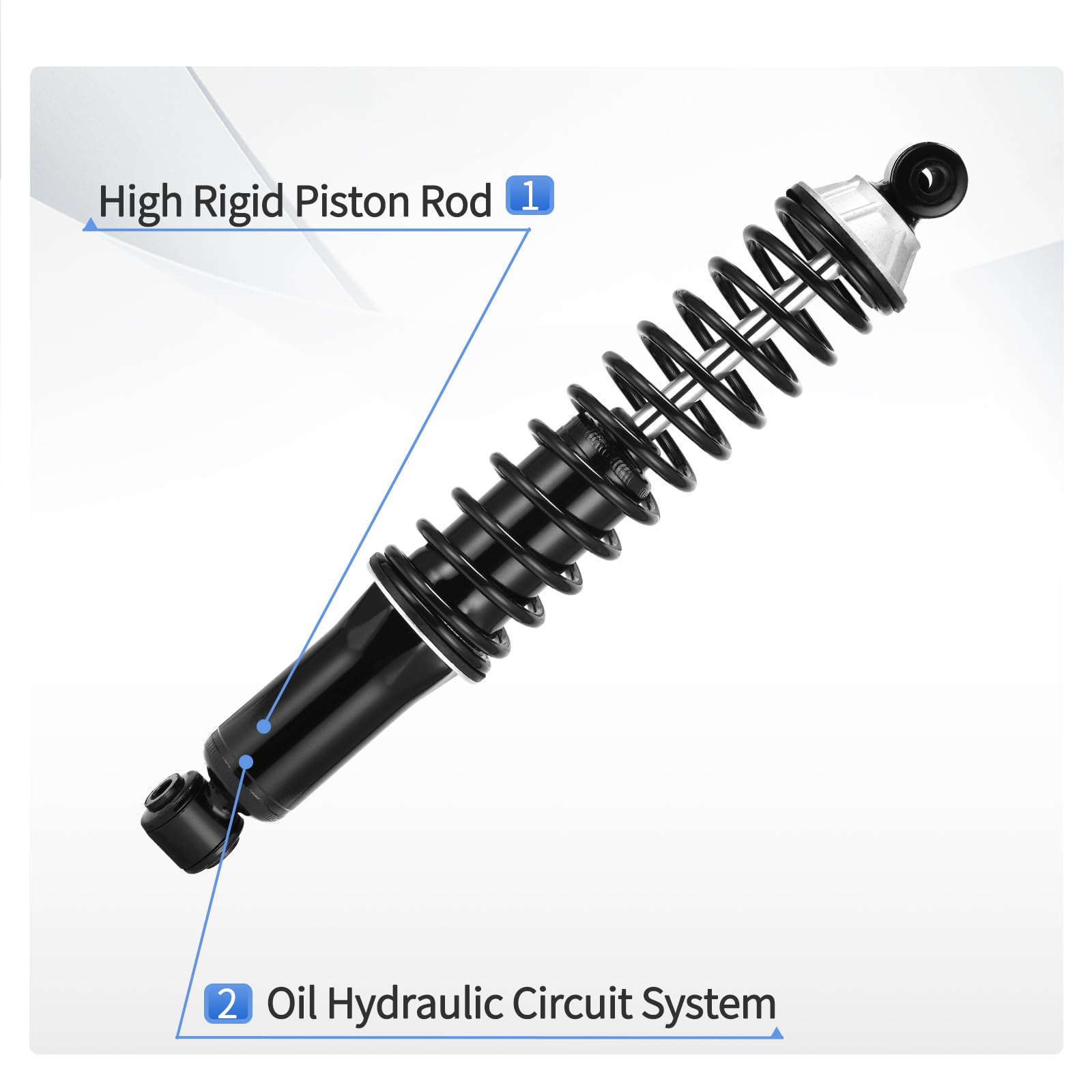 Yitamotor Rear Shocks Loaded Shocks And Struts Compatible With 1995-2007 Chrysler Town & Country, 1995-2007 Dodge Grand Caravan/