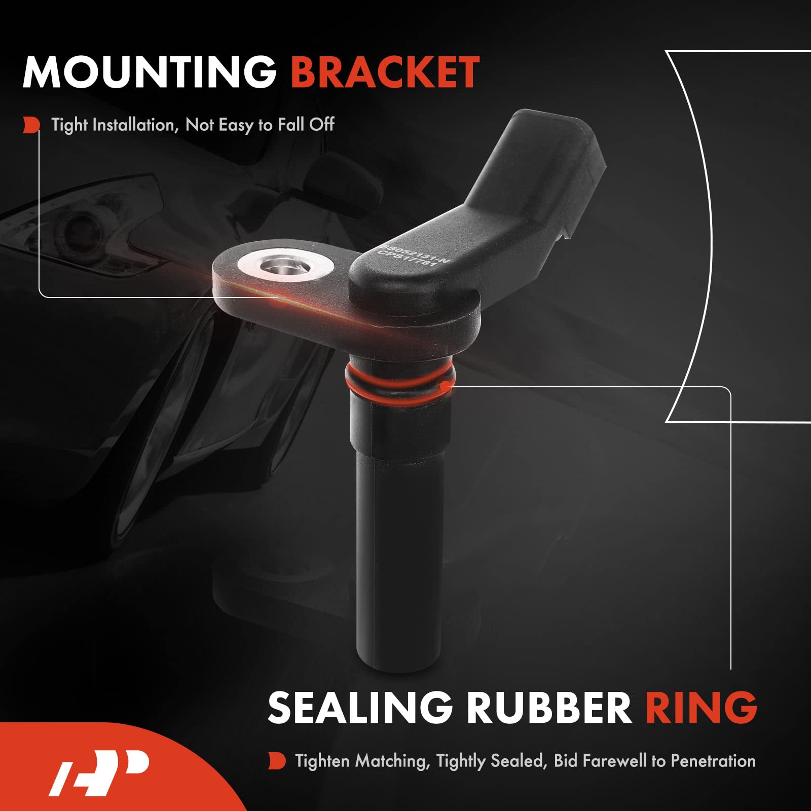 A-Premium Engine Crankshaft Position Sensor Compatible with Ford, Lincoln & Mercury - Crown Victoria, F150 F250 Super Duty, Explorer, Mustang, Expedition, E150, E250, Navigator, Mark LT - #1W7E6C315AA