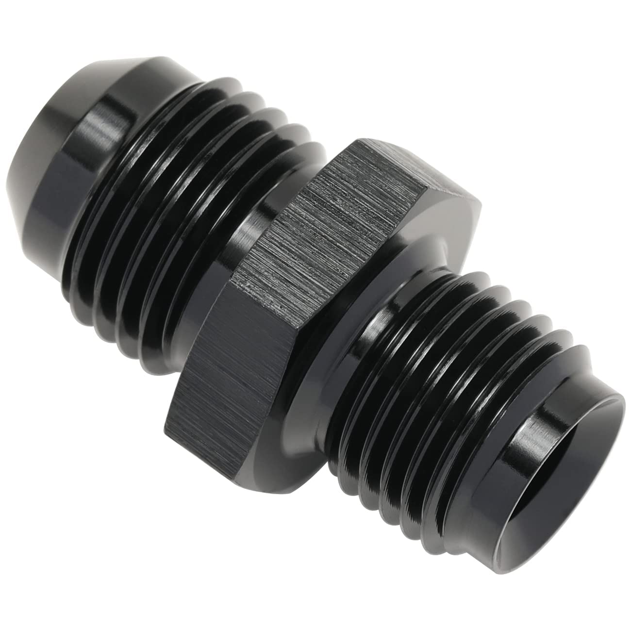 Podavelle 6AN Male to 1/2-20 Inverted Flare Adapter Fitting Connector Aluminum Black