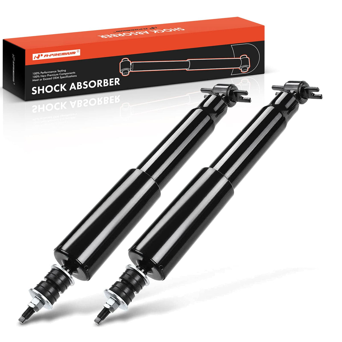 A-Premium Set of 2 Front Strut Shock Absorber (RWD) Compatible with Chevy Silverado 1500 1999-2007, Silverado 1500 Classic 2007 