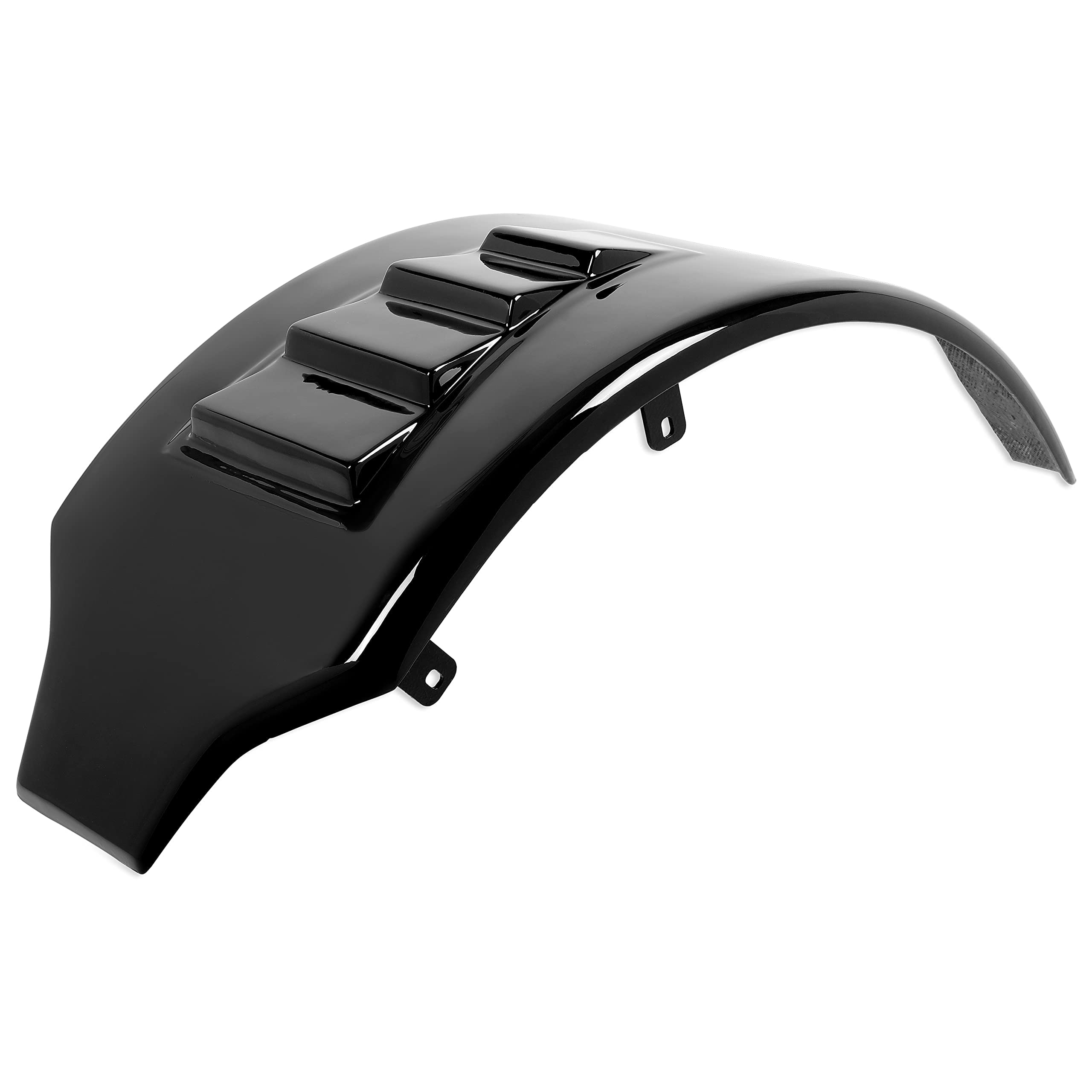 KUAFU Rear Fender Compatible with 2015-2019 Polaris Slingshot Base SL SE Model Only Bagger Hugger style Mudguard Black Fiberglas