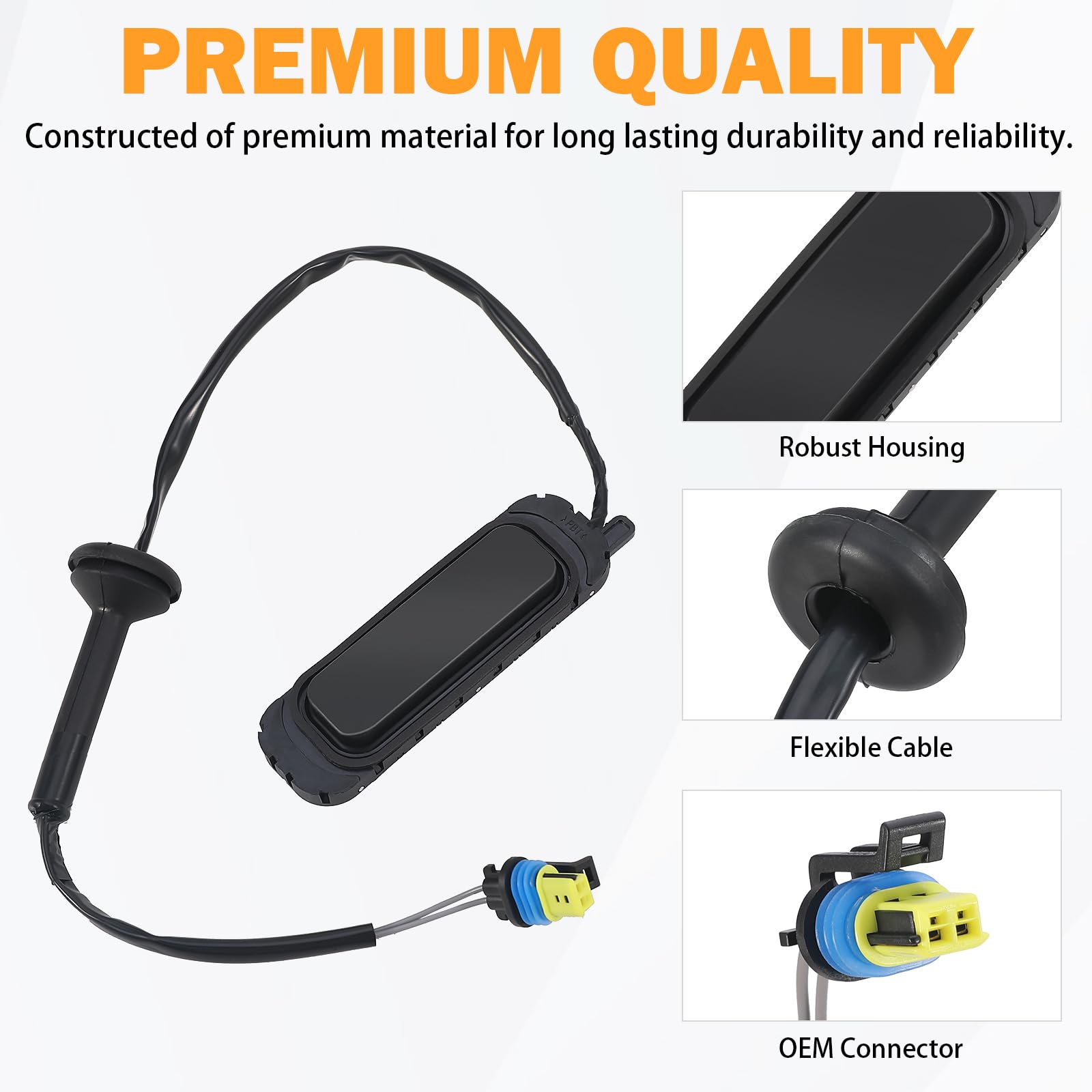 15106857 Hatch Button Trunk Latch For 2007-2014 Chevrolet Suburban 1500 2500 Tahoe Cadillac Escalade Esv Gmc Yukon Xl Replace Pa