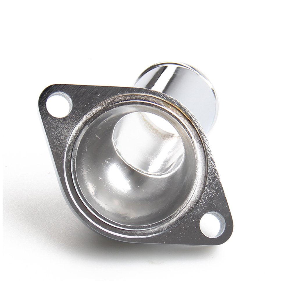 CarBole 50 Degree Chrome Plated Water Neck Thermostat Housing for Chevy Small & Big Block (WTN1006)