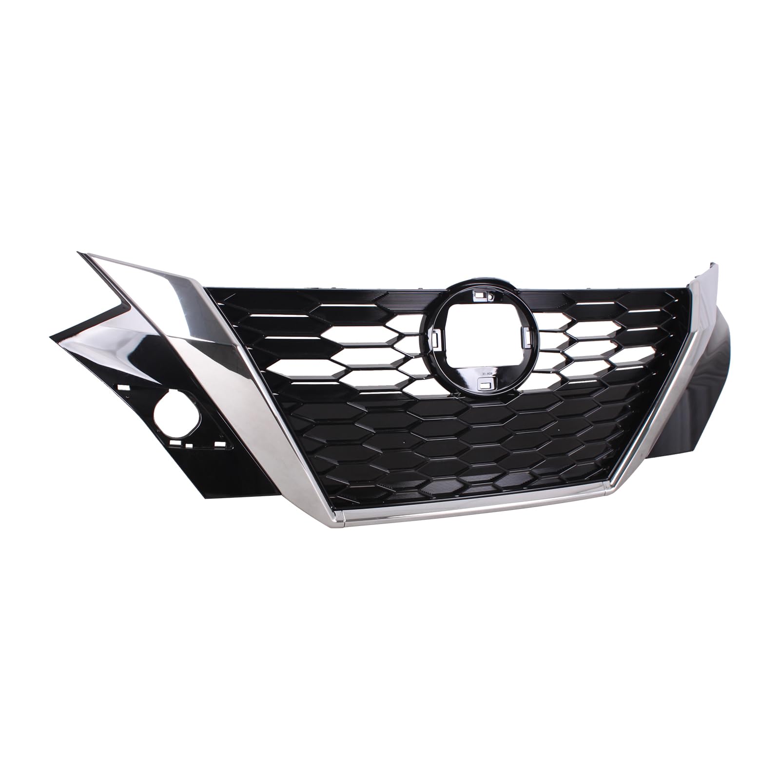 TYG (CAPA QUALITY) Chrome Front Grille Compatible with 2020-2023 Nissan Sentra w/o Midnight Special Editon Pkg Chrome, ABS OEM R