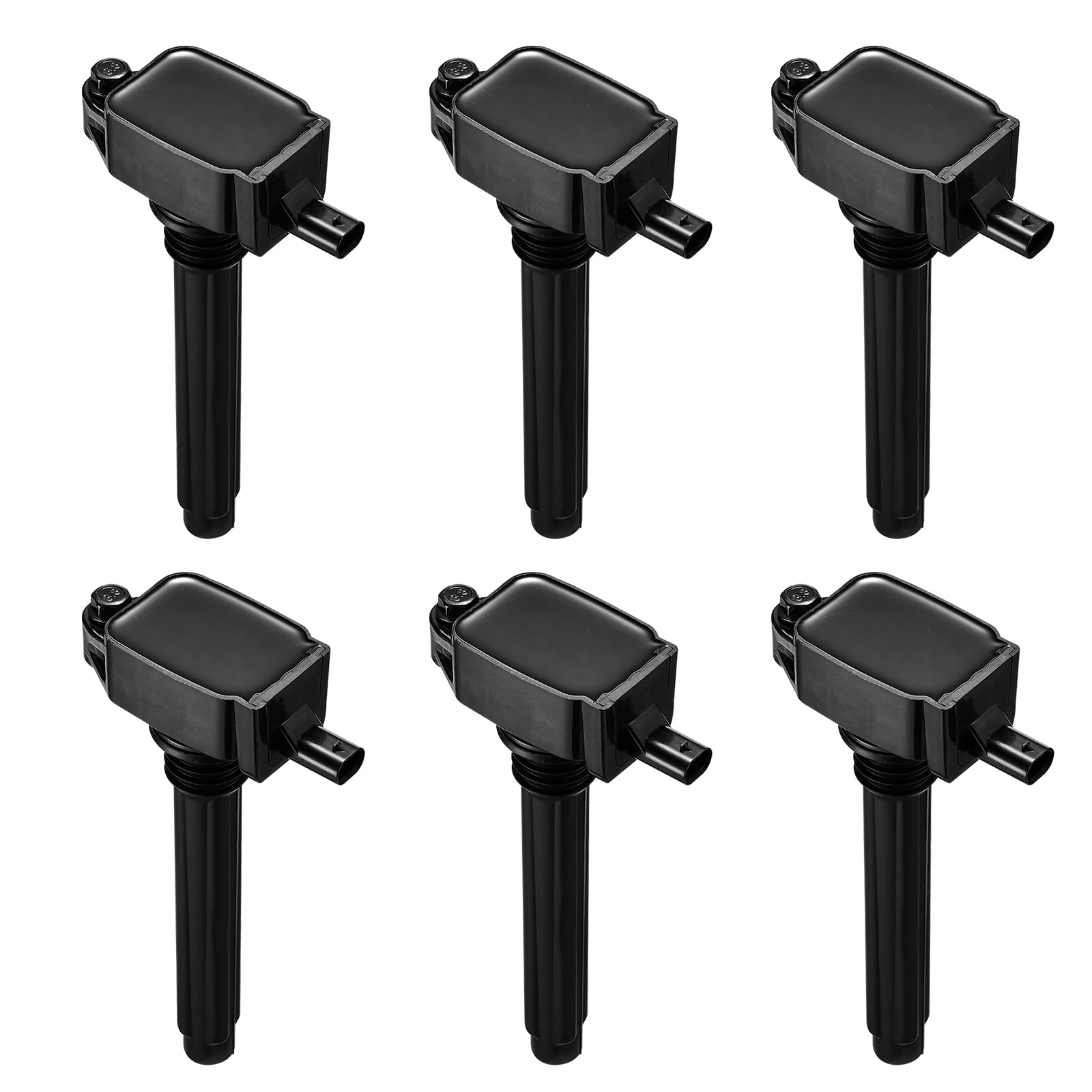 Bdfhyk Ignition Coil Pack Uf648 Set Of 6 Compatible With Chrysler 300 Dodge Challenger Charger Jeep Grand Cherokee Wrangler Ram