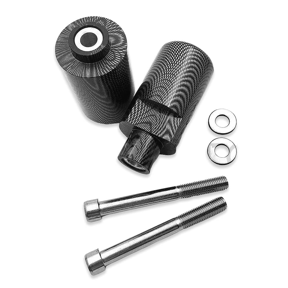 Httmt Mt219-007-Cn Motorcycle No Cut Frame Slider Crash Protector Compatible With 2004 2005 Suzuki Gsxr 600 750 Carbon (Left & R