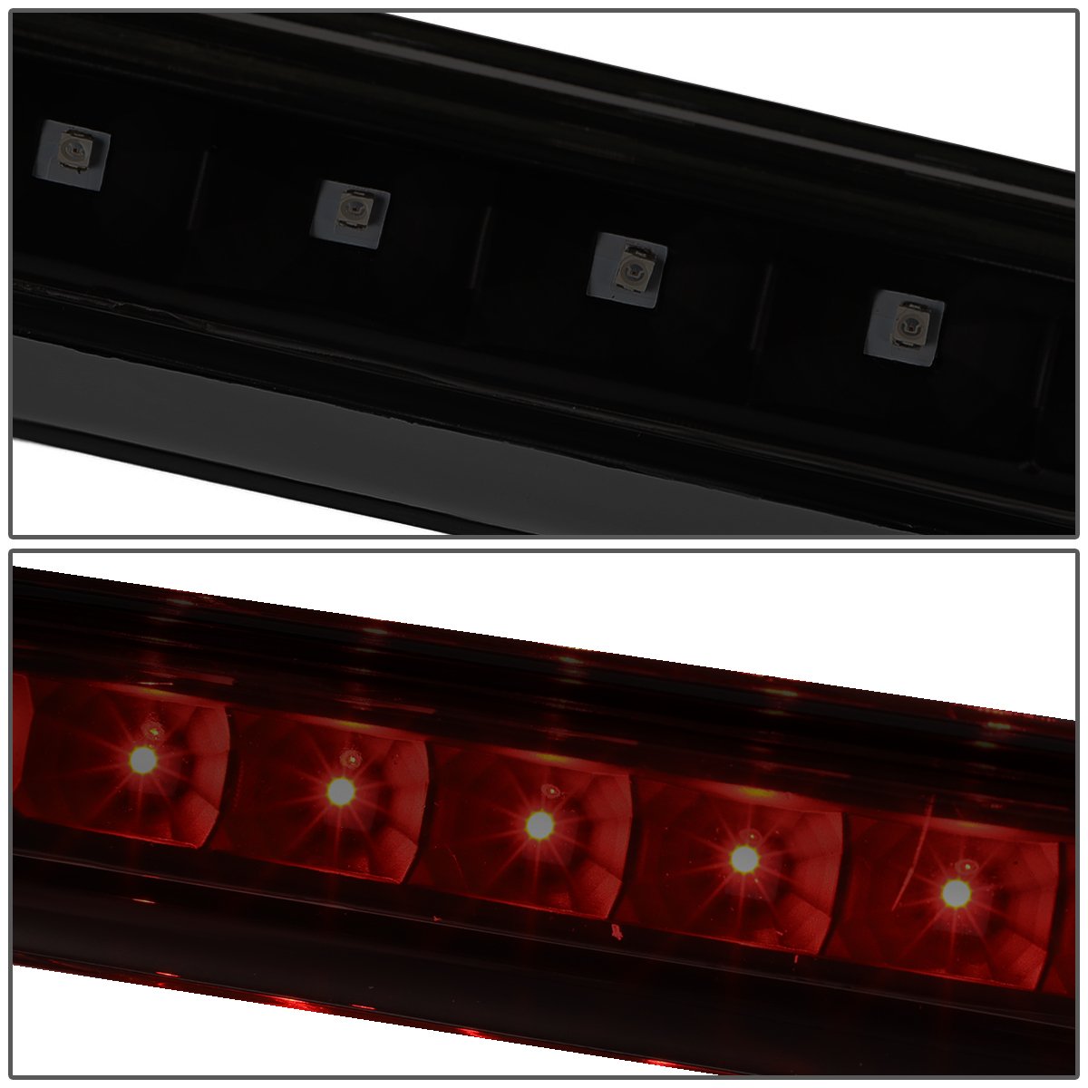 Dna Motoring 3Bl-Gmceq13-Led-Bk-Sm Black Housing Led High Mount 3Rd Third Brake Light [Compatible With 10-17 Equinox / 10-17 Ter