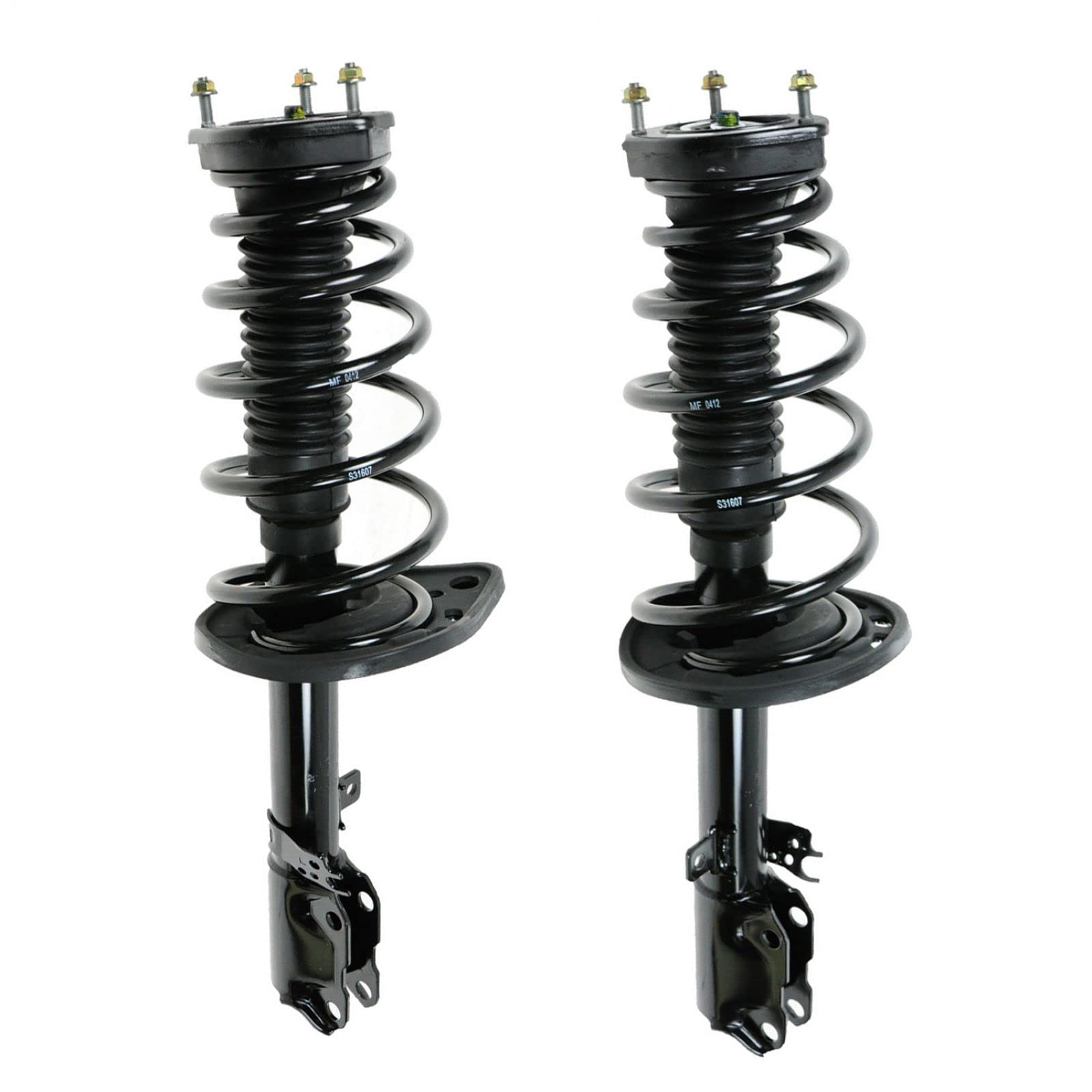Trq Rear Strut & Coil Spring Assembly Set Driver & Passenger Sides Compatible With 07-12 Lexus Es350 06-12 Toyota Avalon 07-11 C