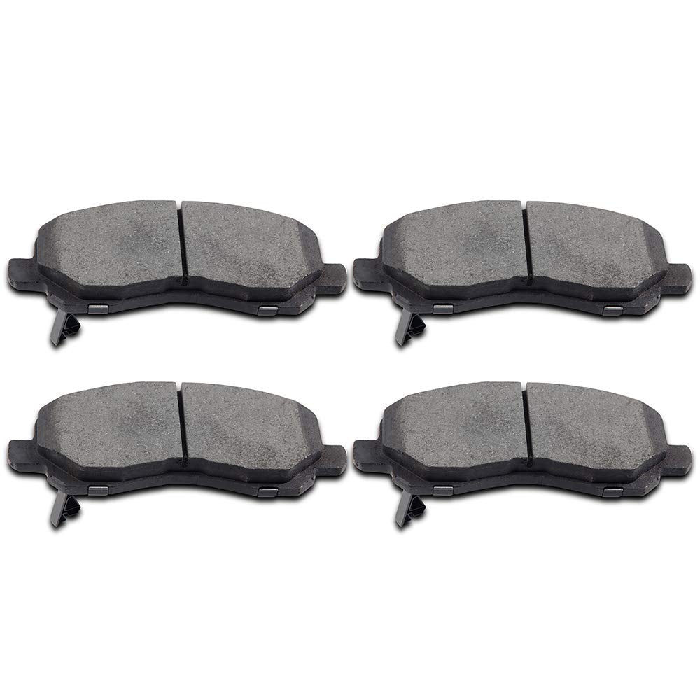 Cciyu D866 Ceramic Front Brake Pad Set Fit For Chrysler 0,Sebring,For Dodge Avenger,Caliber,Stratus,For Jeep Compass,Patriot,For