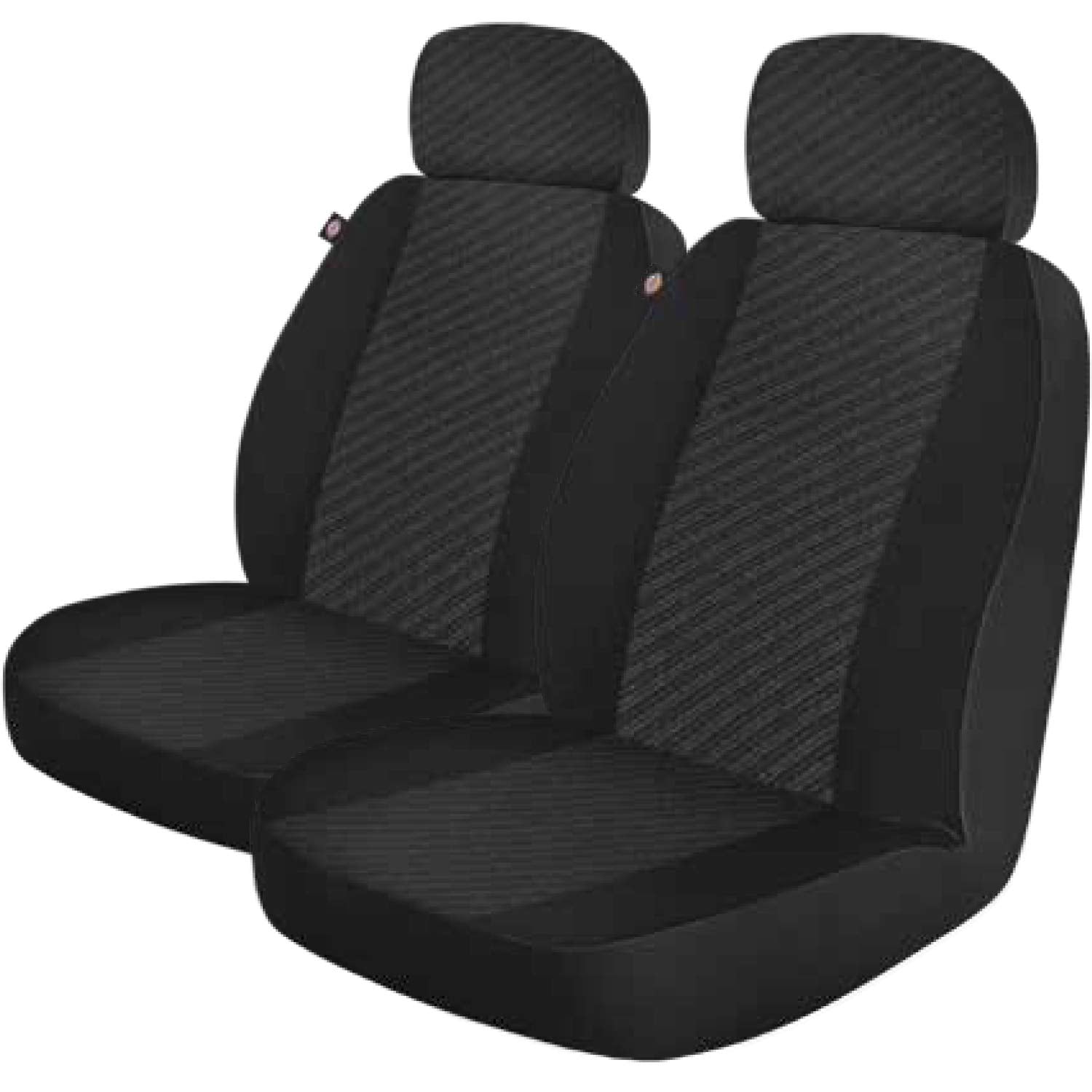 DICKIES 3003417LD, Morrisey Black 2-Piece Seat Cover Set