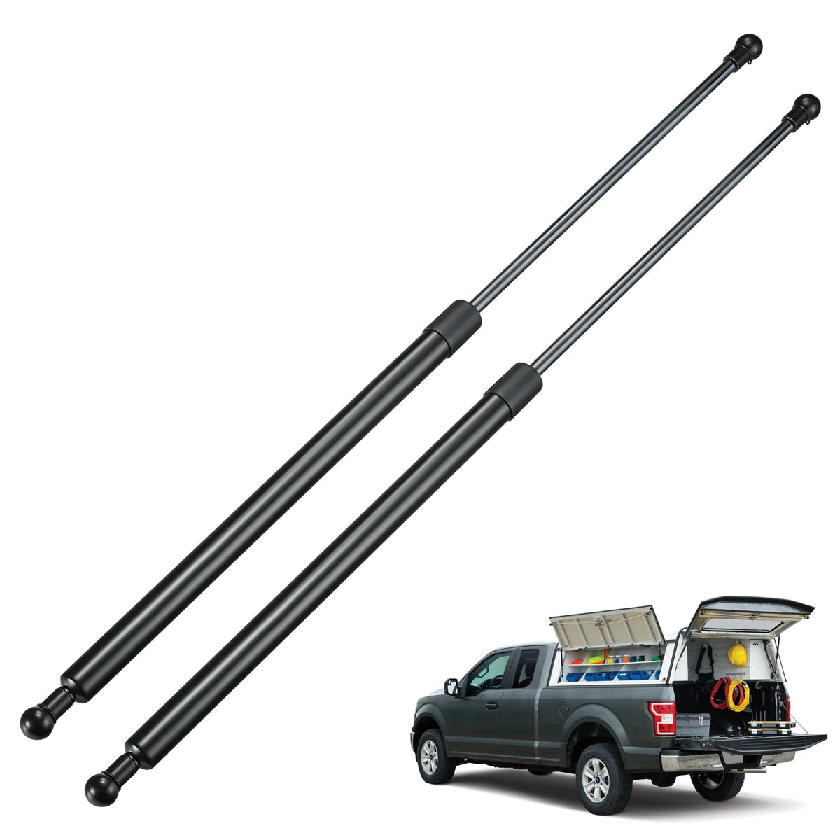 Bdfhyk St280M250 28Inch 250Lbs (1112N) Gas Shocks Struts Lift Support For Tonneau Cover,Truck Cover,Snowmobile Travel Trailer,Ce