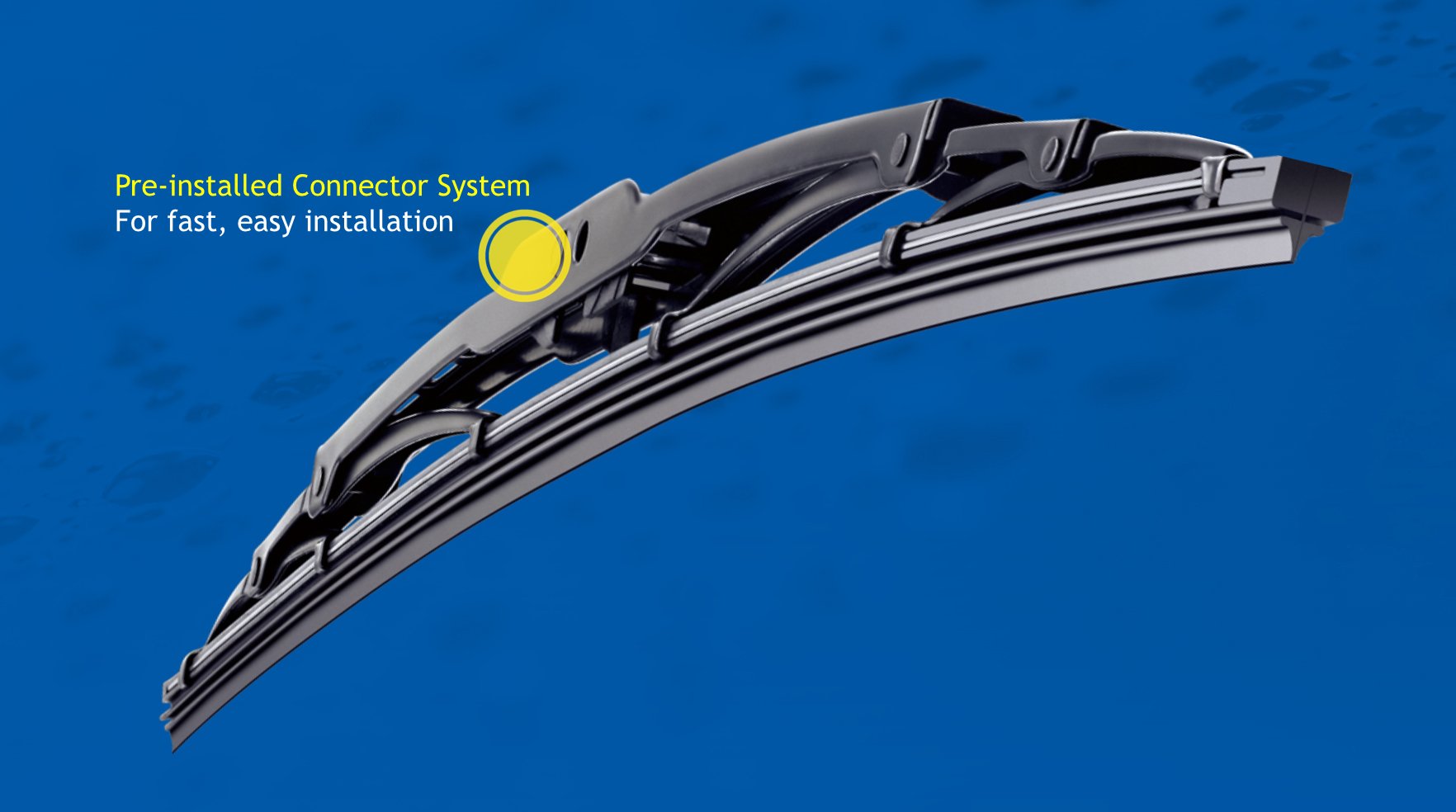 Michelin 3713 Rainforce All Weather Performance Windshield Wiper Blade, 13'' (Pack Of 1)