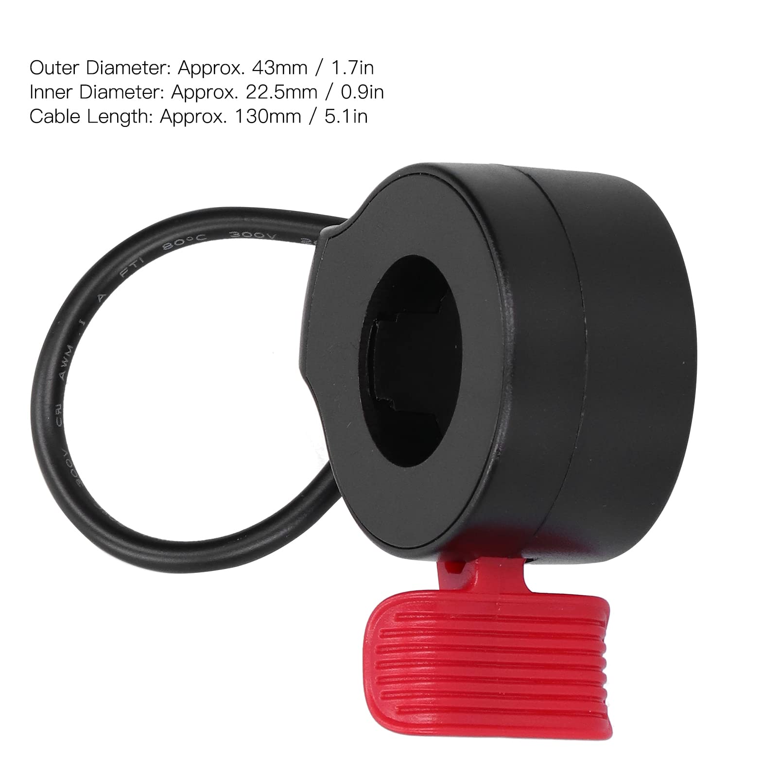 Plplaaoo Electric Scooter Thumb Throttle Speed Control Finger Throttle Hall Sensor Scooter Accelerator Grip Throttle Finger Thro