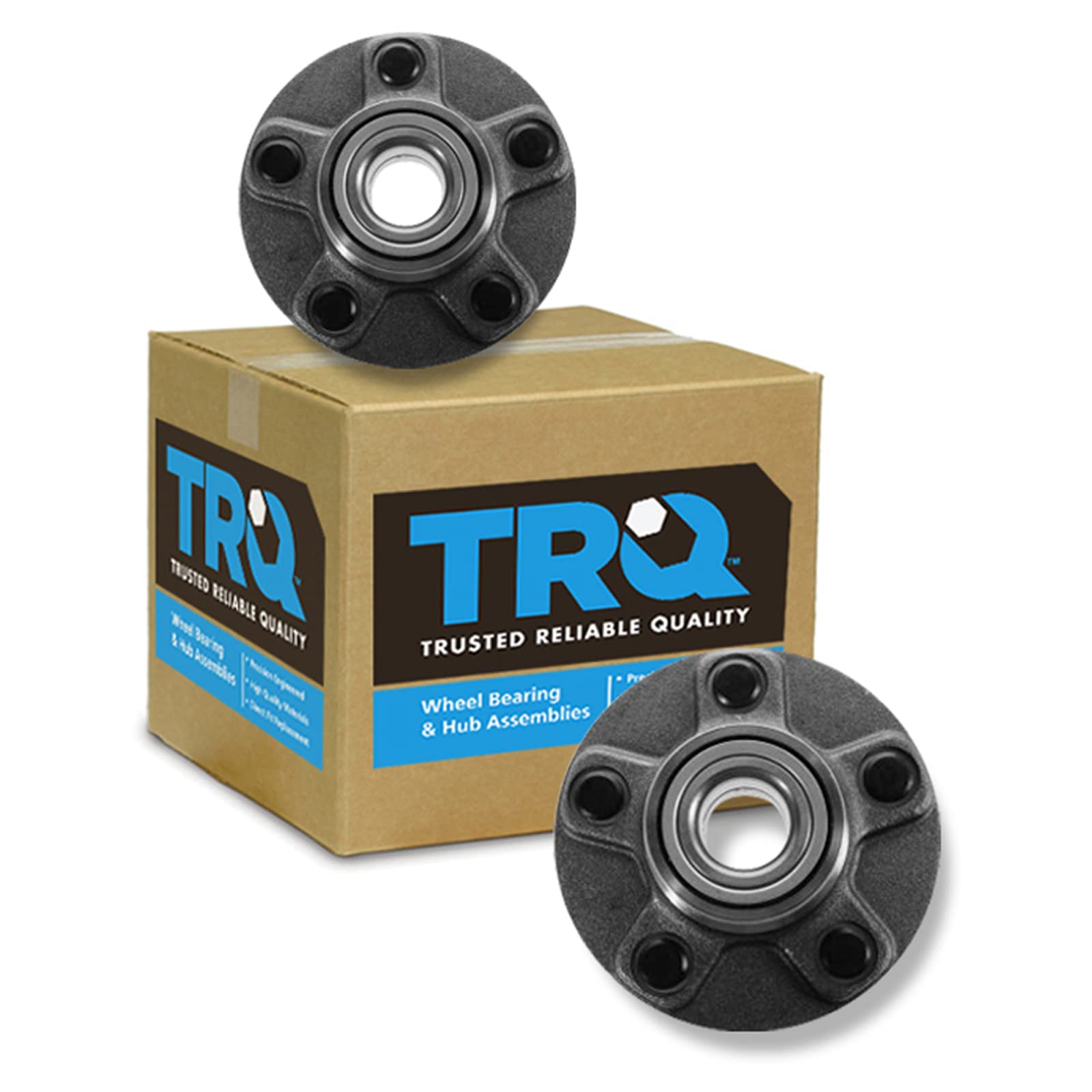Trq Rear Wheel Hub Bearings Assembly Set Compatible With 1995-1999 Nissan Maxima