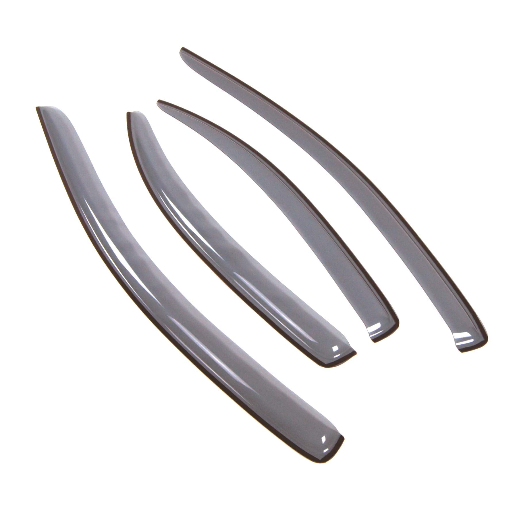 Car Window Rain Guard | Outside Mount Visors Auto Side Window Deflectors | Windows Visor Rain Shields Compatible With 2007-2010