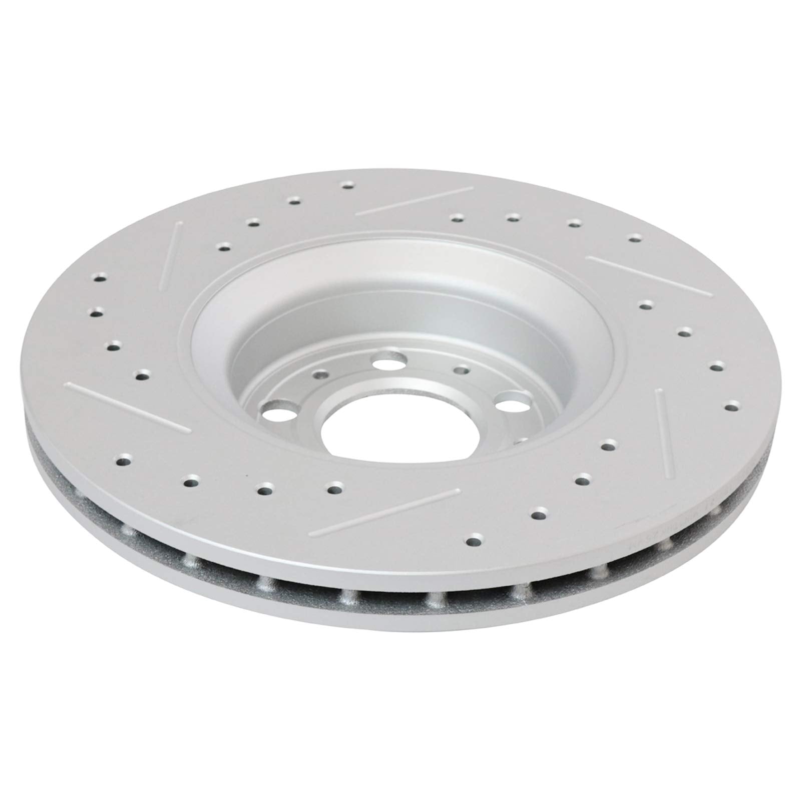Trq Front Performance Brake Rotors Set Premium G-Coated Compatible With 2003-2013 Volvo Xc90