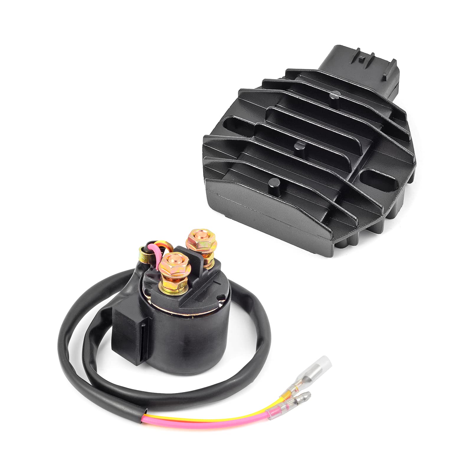MOTO1988 Voltage Regulator Rectifier & Starter Relay for Honda Recon 250 TRX250 (1997-2004) TRX250EX/TRX250X (2001-2019