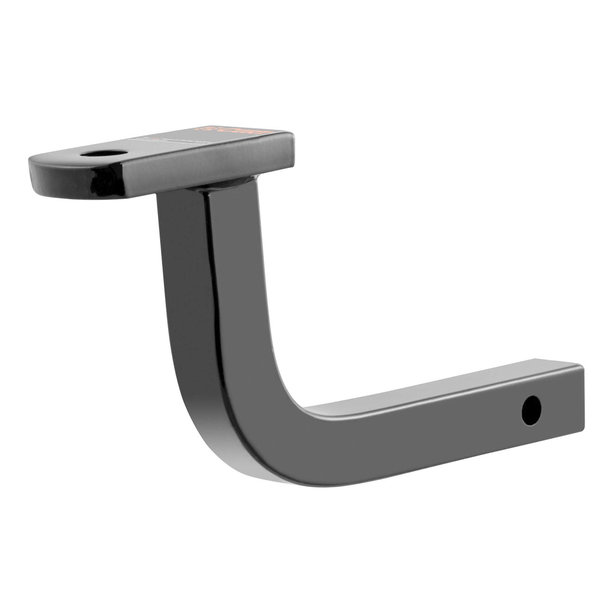Curt 45024 Class 1 Trailer Hitch Ball Mount, Fits 1-1/4-Inch Receiver, 2,000 Lbs, 3/4-Inch Hole, 5-Inch Rise, Gloss Black Powder