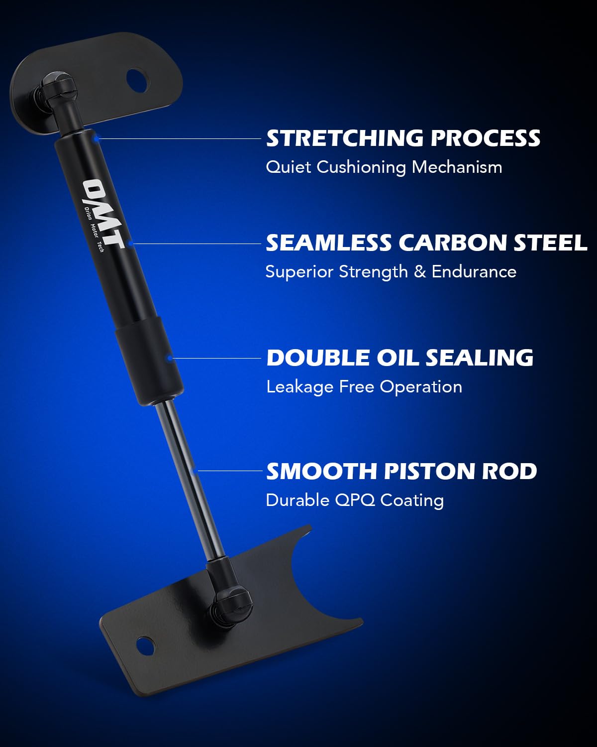 Orion Motor Tech Heavy Duty Pickup Tailgate Assist, Truck Tailgate Lift Assist Kit Compatible with 07-18 Chevy Silverado GMC Sierra 1500 & 07-19 HD 2500 3500, Truck Tailgate Shock Absorber, Black