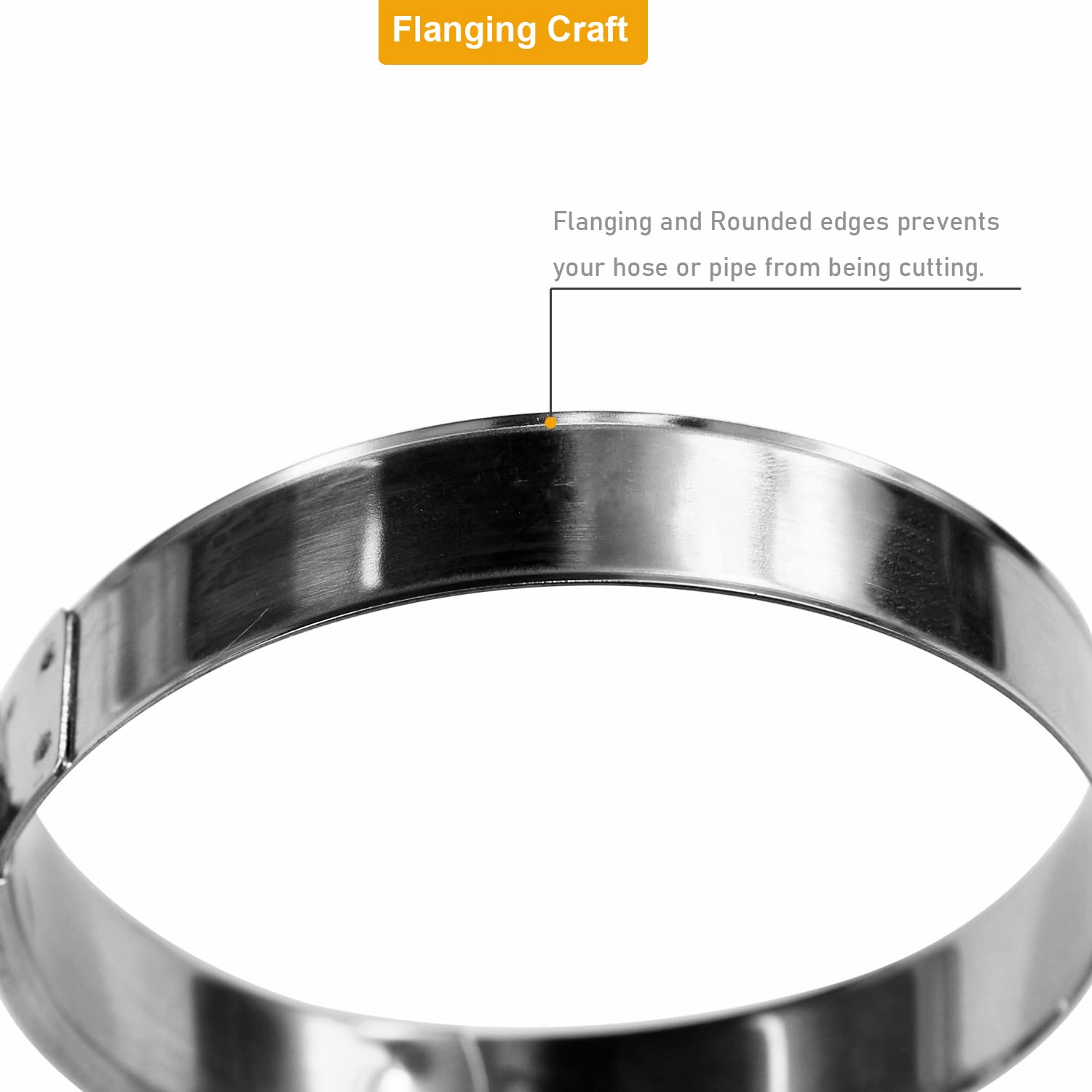 Wysiwyka 2 Pack 2.25 T-Bolt Hose Clamps, 304 Stainless Steel Turbo Intake Clamp, Working Range 63Mm-71Mm For 2.25 Hose Id