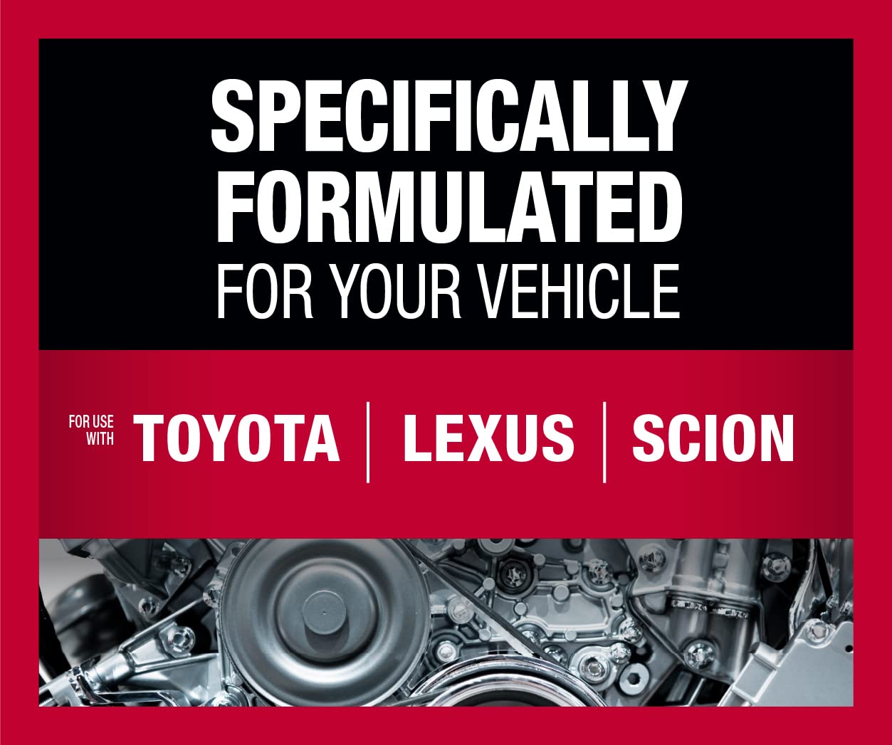 Zerex Asian Vehicle Red Silicate And Borate Free 50/50 Prediluted Ready-To-Use Antifreeze/Coolant 1 Ga