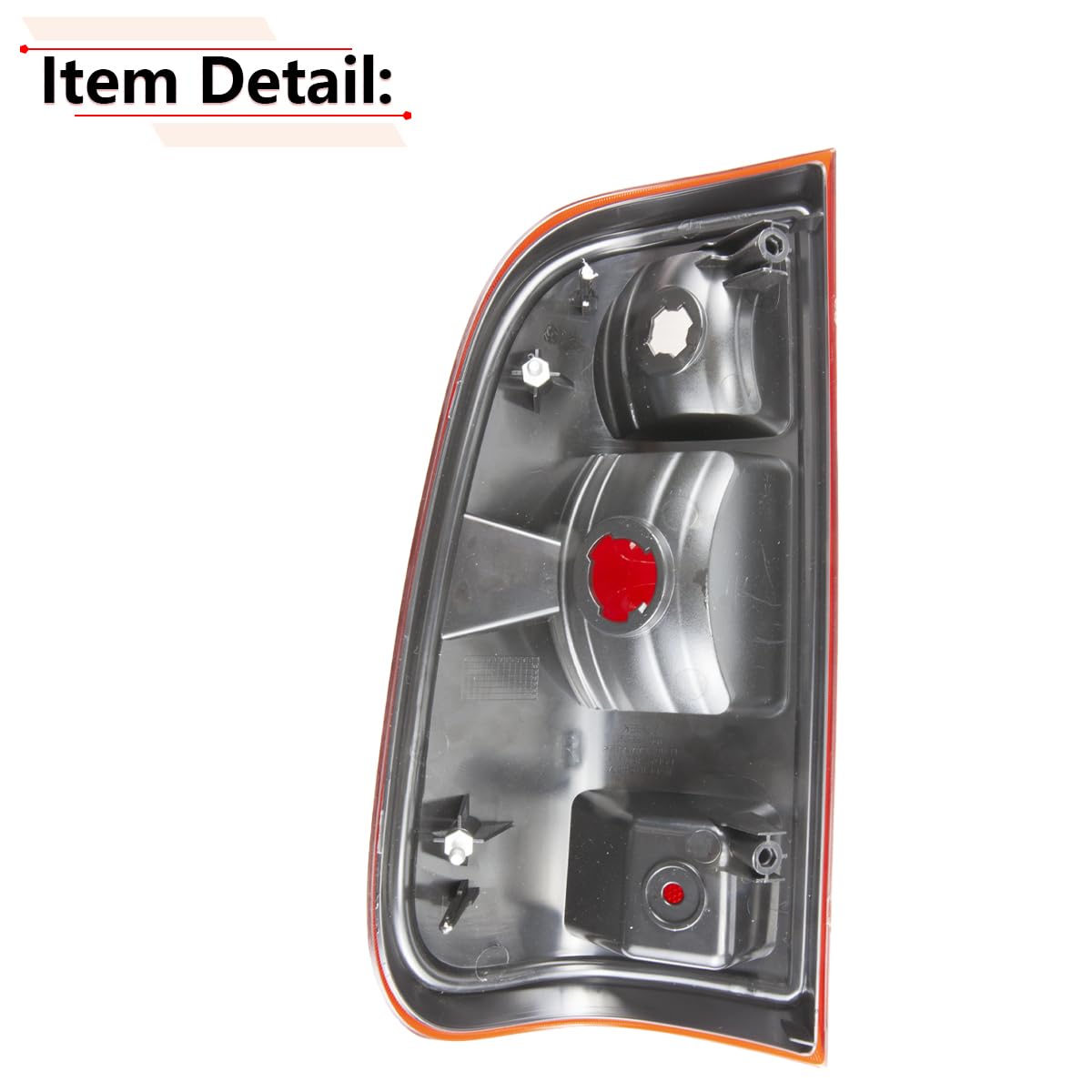 RLB-HILON Right Side Rear Tail Light Assembly Compatible with Ford F250 F350 F450 Super Duty 2008 2009 2010 2011 2012 2013 2014