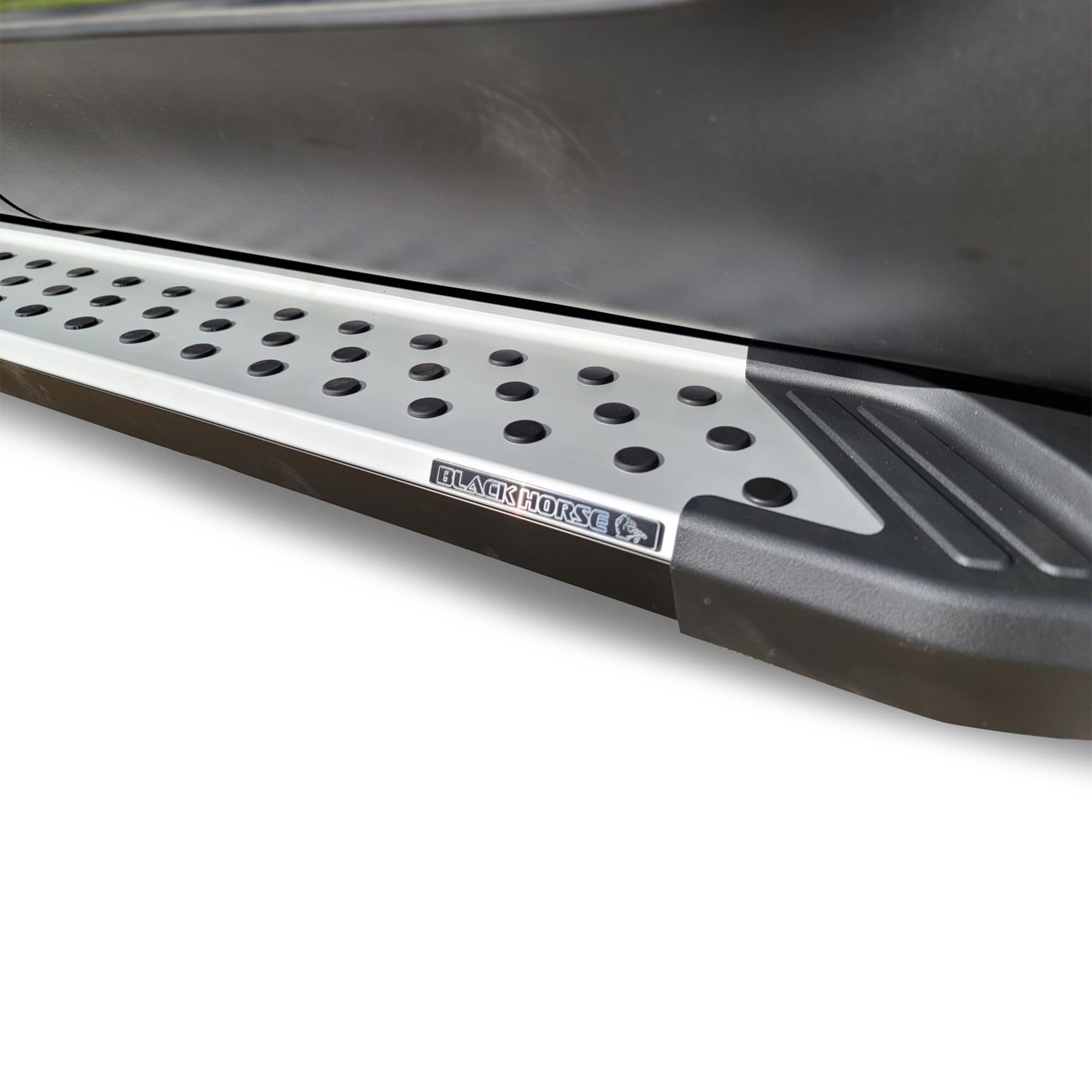 Black Horse Off Road Aluminum Aluminum Vortex Running Boards Compatible With 2010-2013 Toyota 4Runnere / 2010-2022 Toyota 4Runne