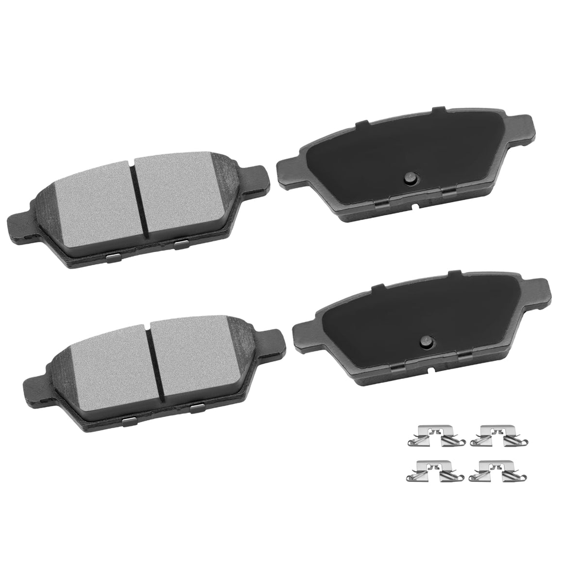 Cciyu D1161 Rear Ceramic Brake Pads Kits 4Pcs Fit For 2006-2012 For Ford Fusion,2007-2012 For Lincoln Mkz,2006 For Lincoln Zephy