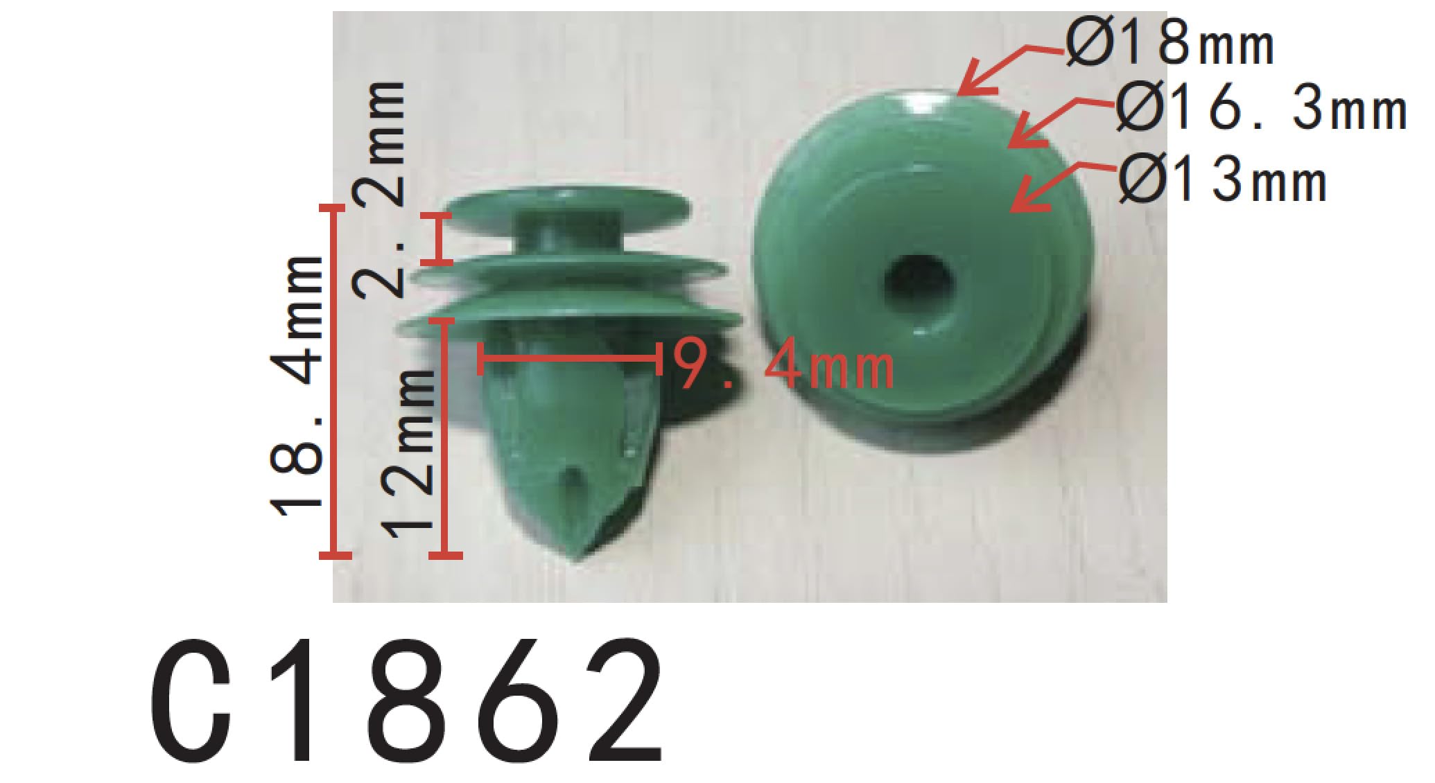 Autobahn88 Retainer Clip For Door Trim Molding, Compatible With Honda (Oem: 91560Szw003) (Pack Of 20)