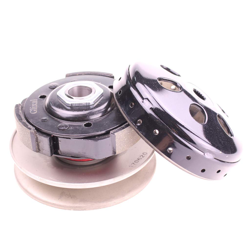 Glixal High Performance Racing Clutch Assy with Clutch Bell for GY6 125cc 150cc 157QMJ 152QMI Engine Chinese Scooter Moped ATV G