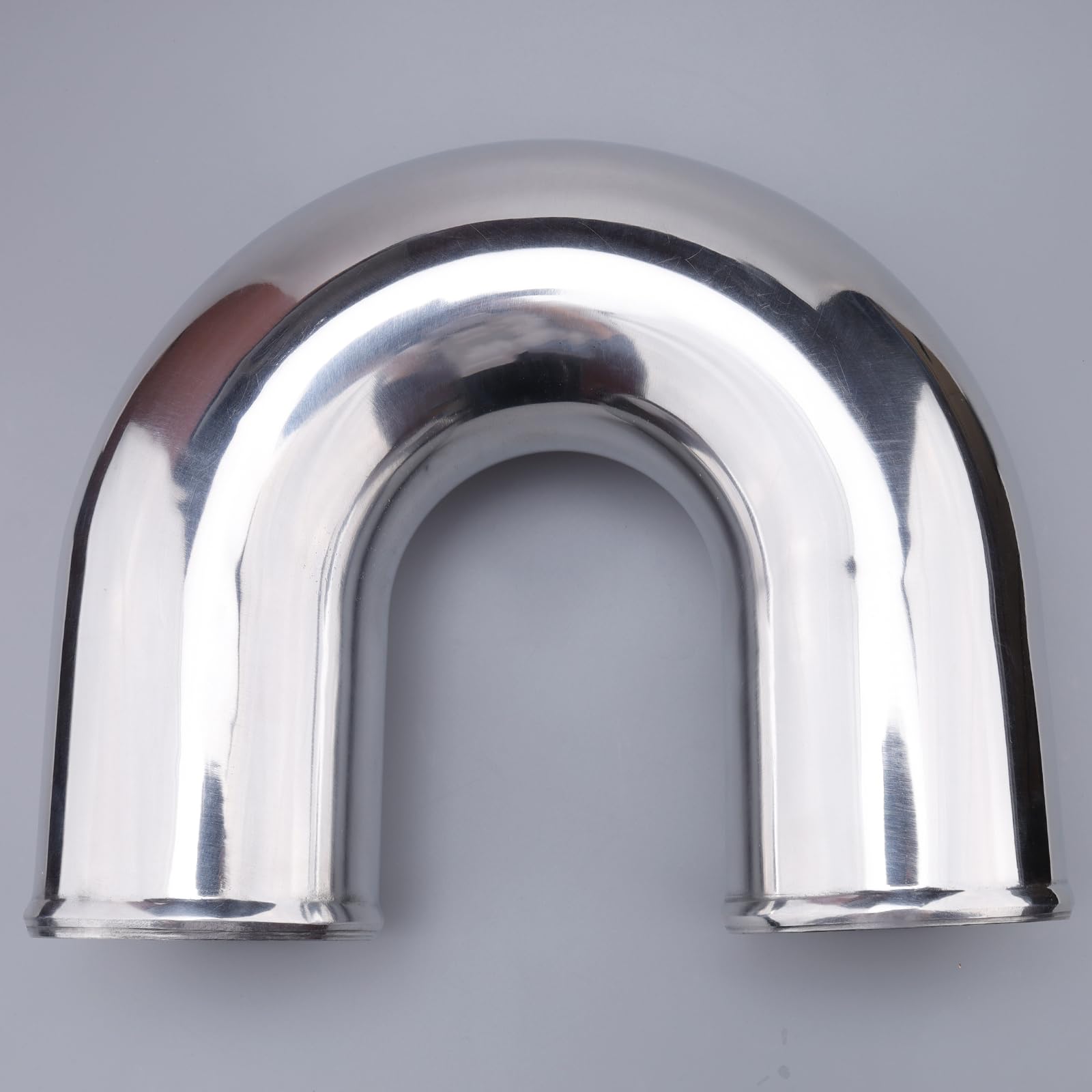 Ac Performance 4'' (102Mm) Od 180 Degree Aluminum Elbow Intercooler Pipe Air Intake Tube, 1D Radius, Center To Center Distance 8