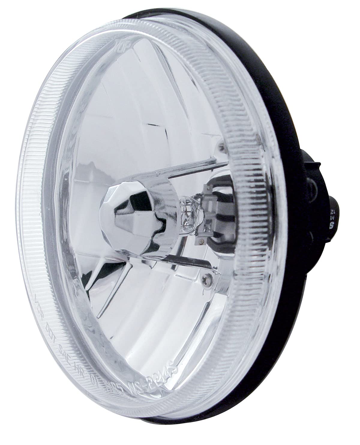United Pacific 31386 Ultralit 5-3/4    Crystal Clear Glass Lens Headlight, Reinforced Reflector, Rugged Anti-Vibration, 12V, Dot